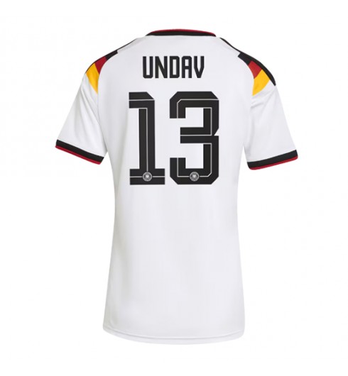 Německo Deniz Undav #13 Domácí Dres pro Dámské MS 2026 Krátký Rukáv Německo Deniz Undav #13 Domácí Dres pro Dámské MS 2026 Krátký Rukáv